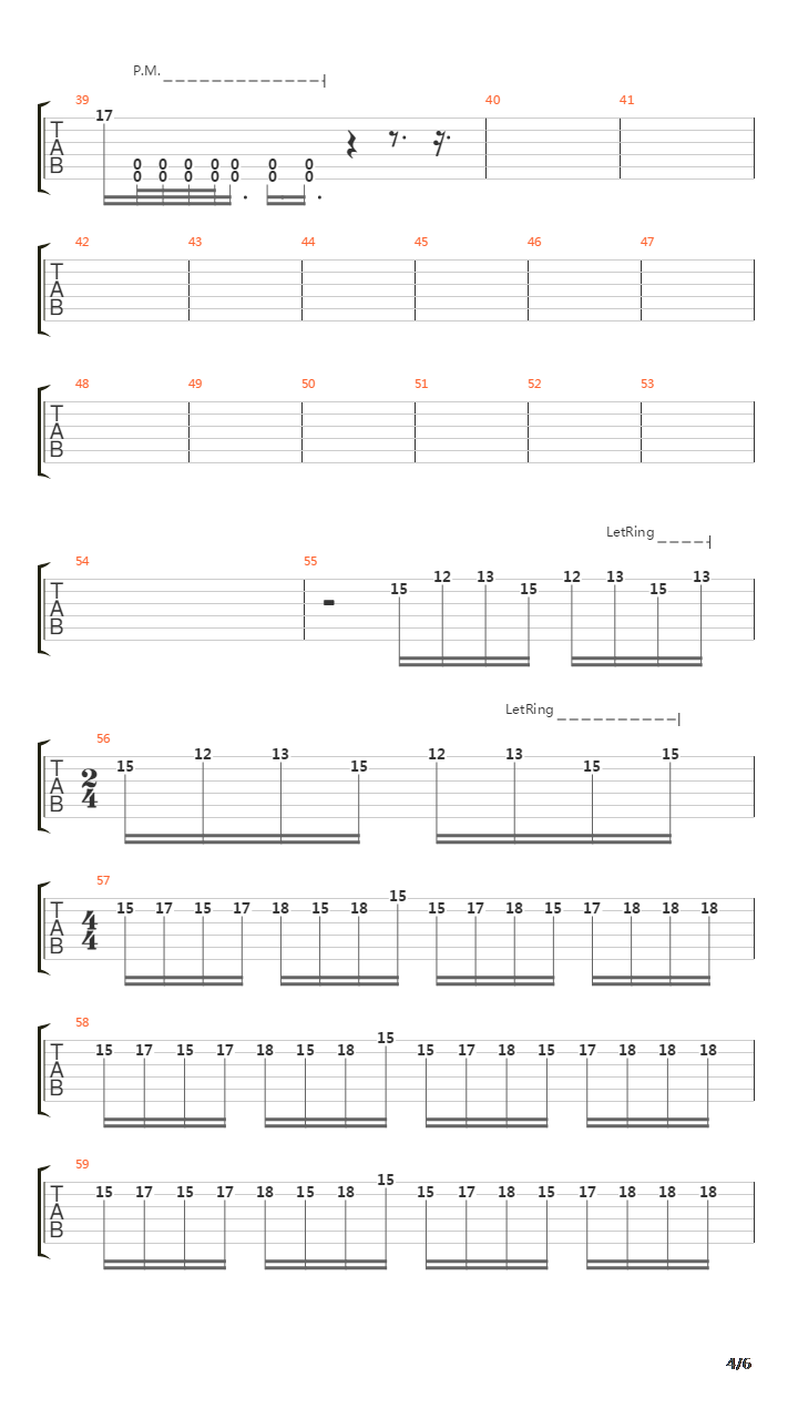 Patterns吉他谱