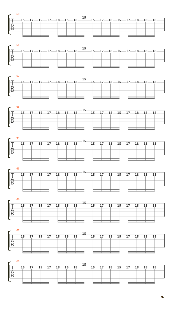 Patterns吉他谱
