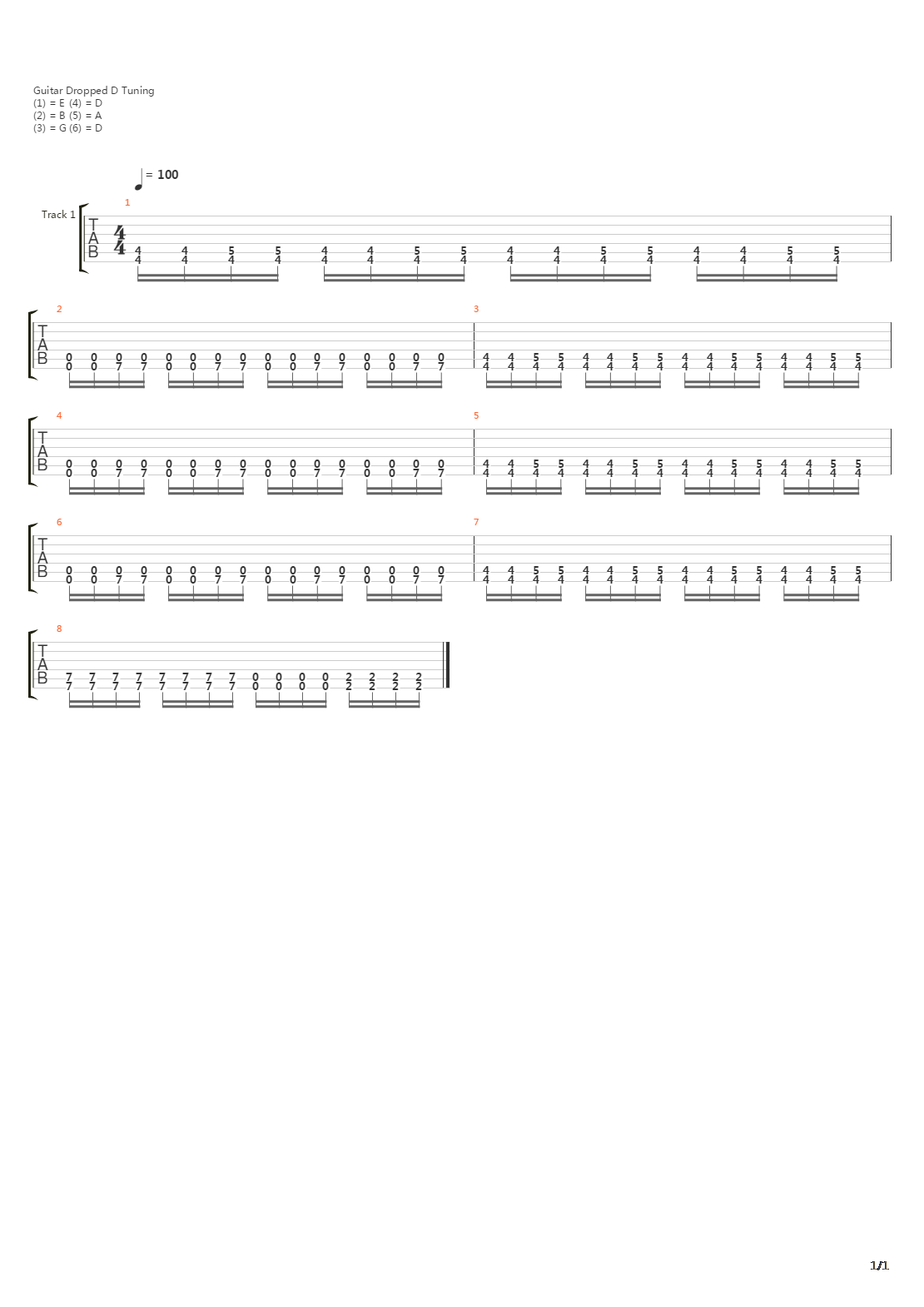 Thin Red Line吉他谱