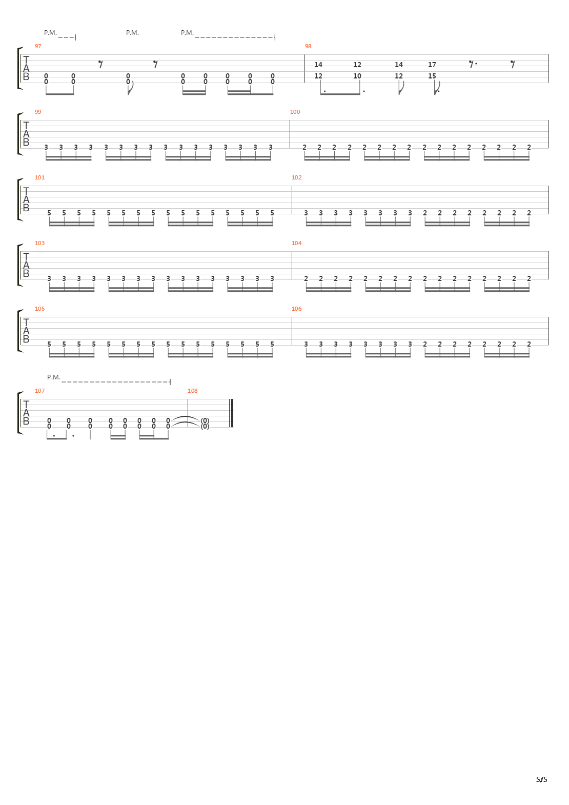 Cycle吉他谱