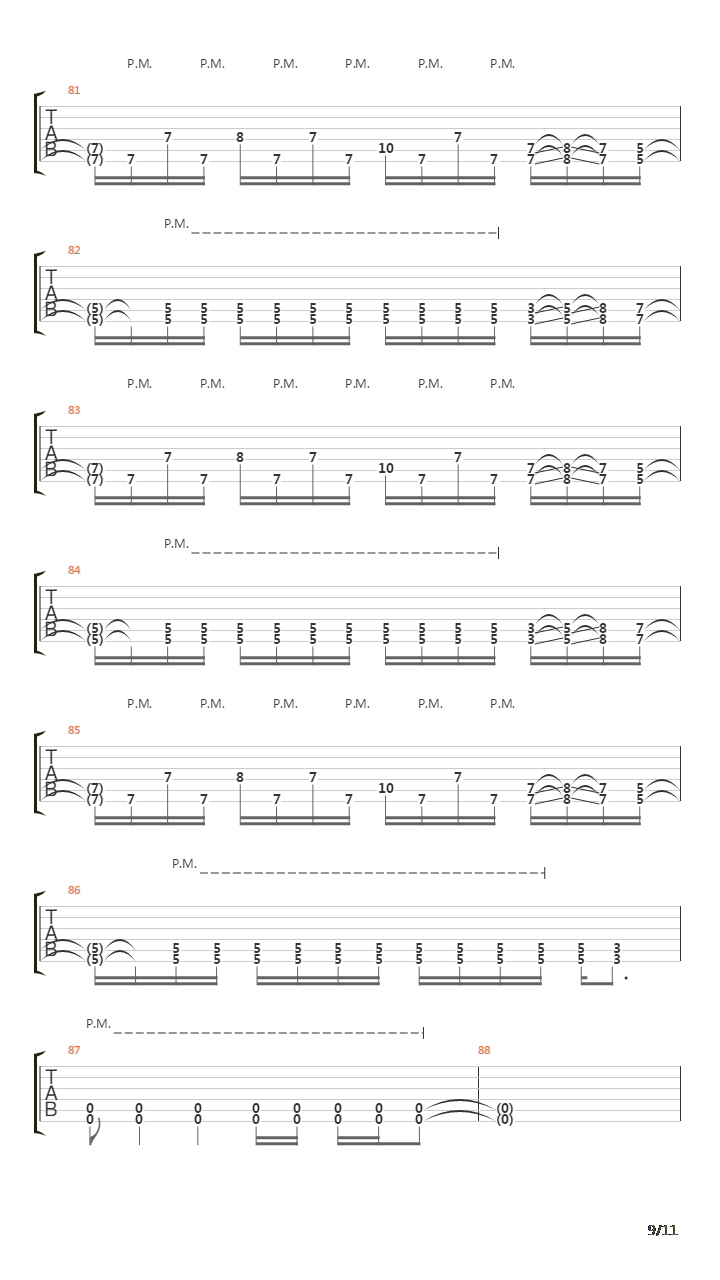 Cycle吉他谱