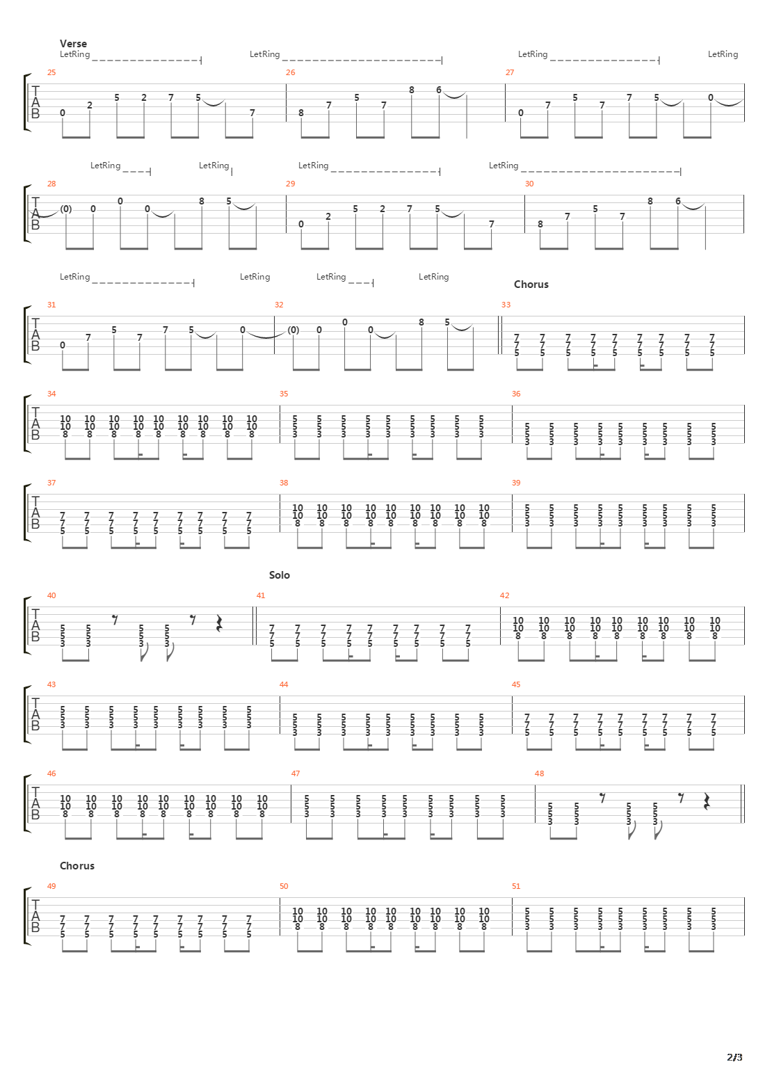 Letters In Lipstick吉他谱