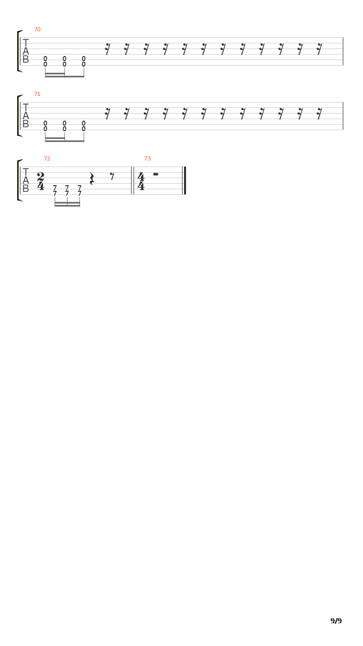 Burden吉他谱