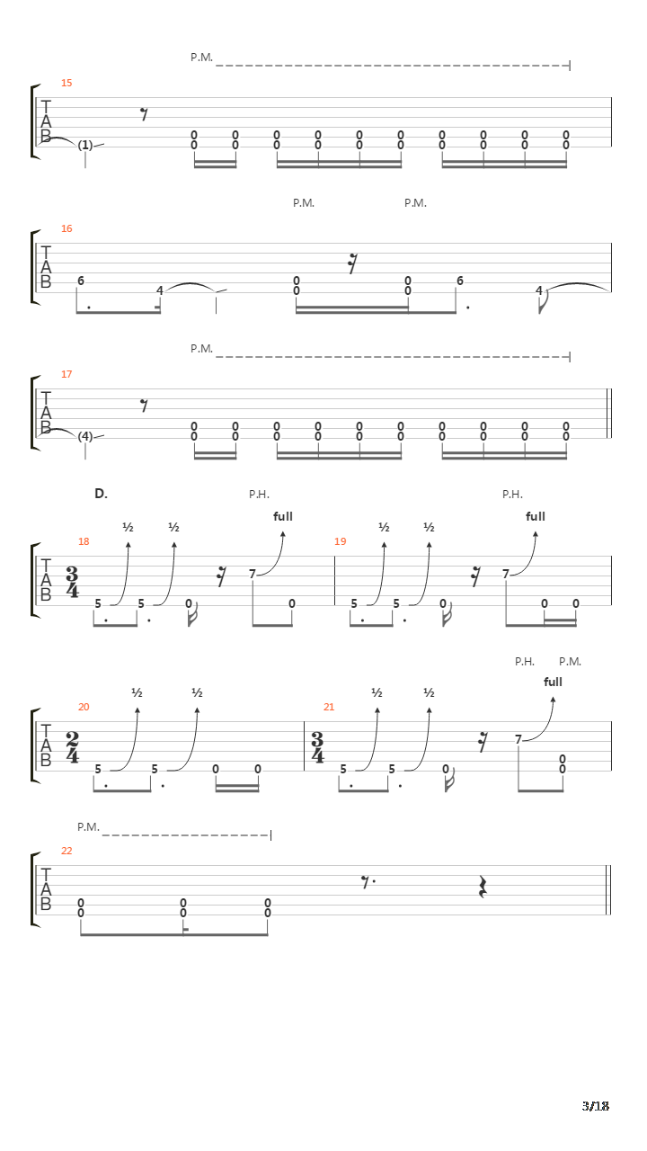 Cavil吉他谱
