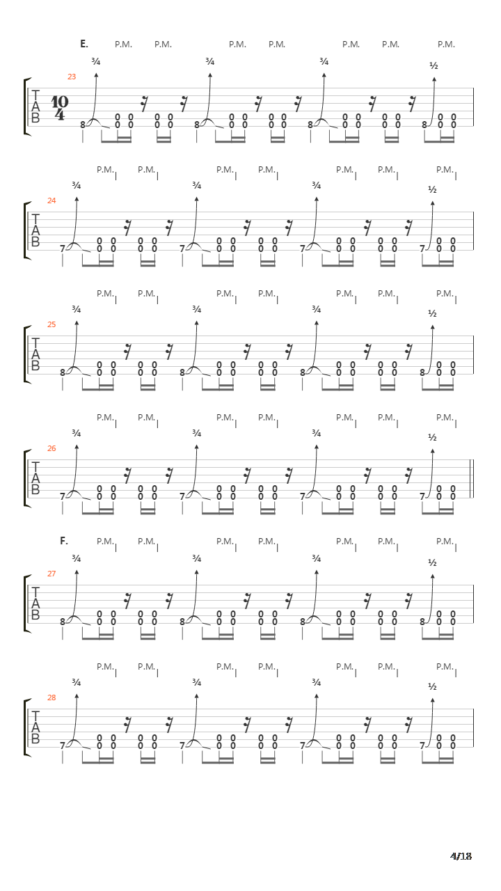 Cavil吉他谱