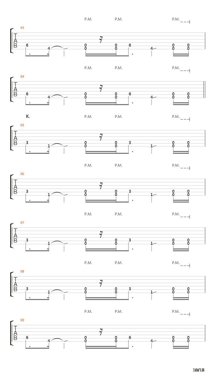 Cavil吉他谱