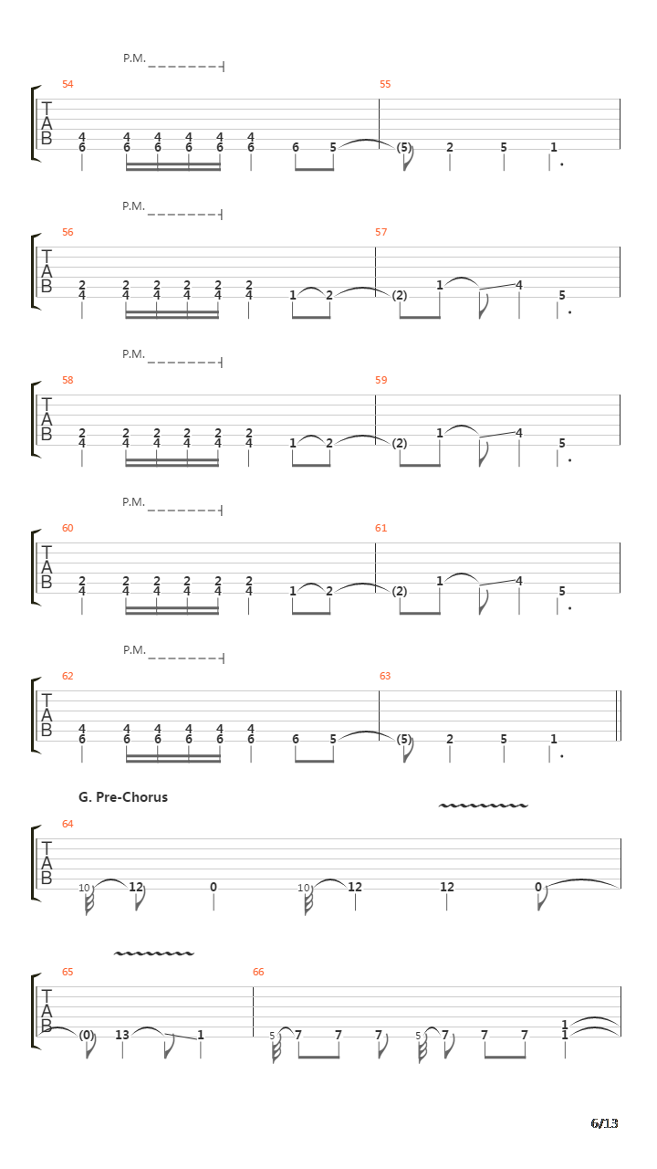 Rehashed吉他谱
