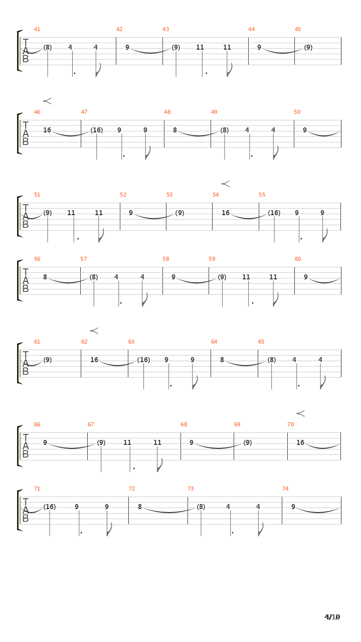 Kuroi Ledge吉他谱