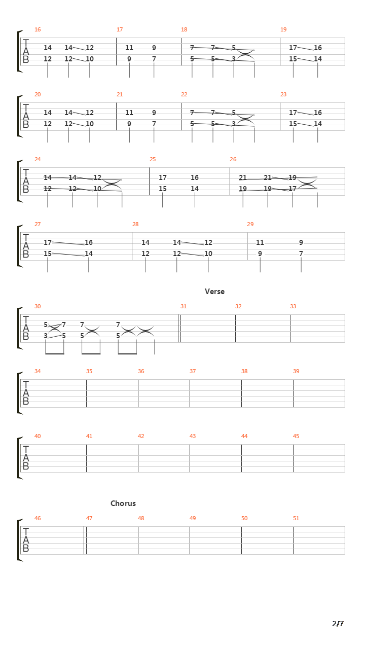 Die Alone吉他谱