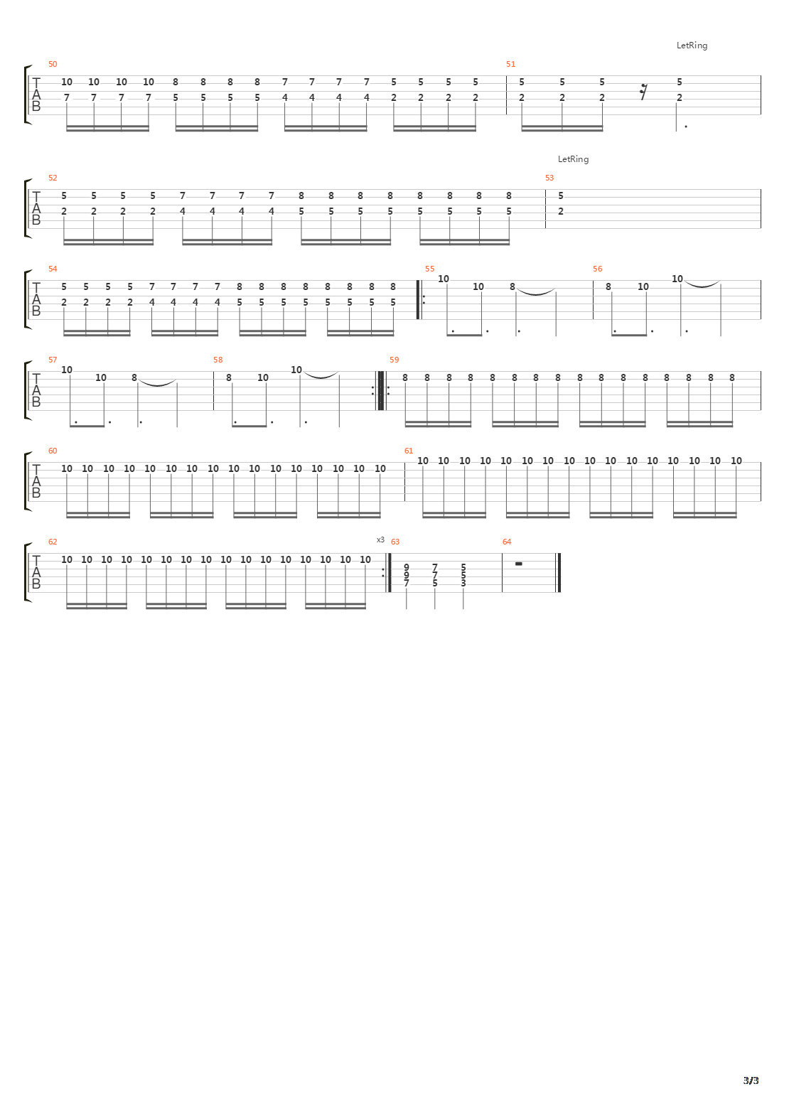 99 With An Anchor吉他谱