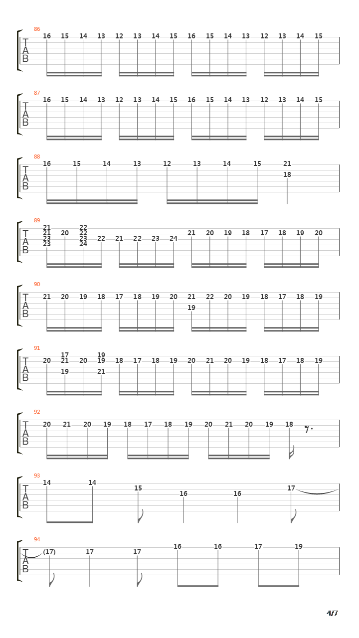 Take On Me吉他谱