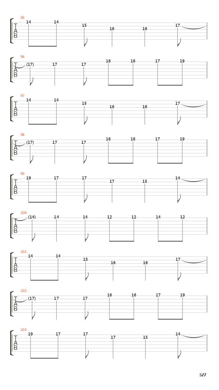 Take On Me吉他谱