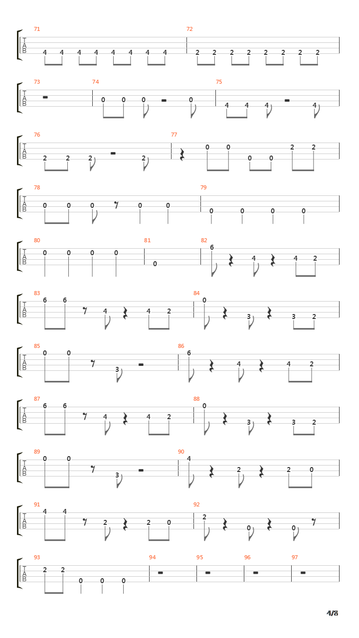 Take On Me吉他谱