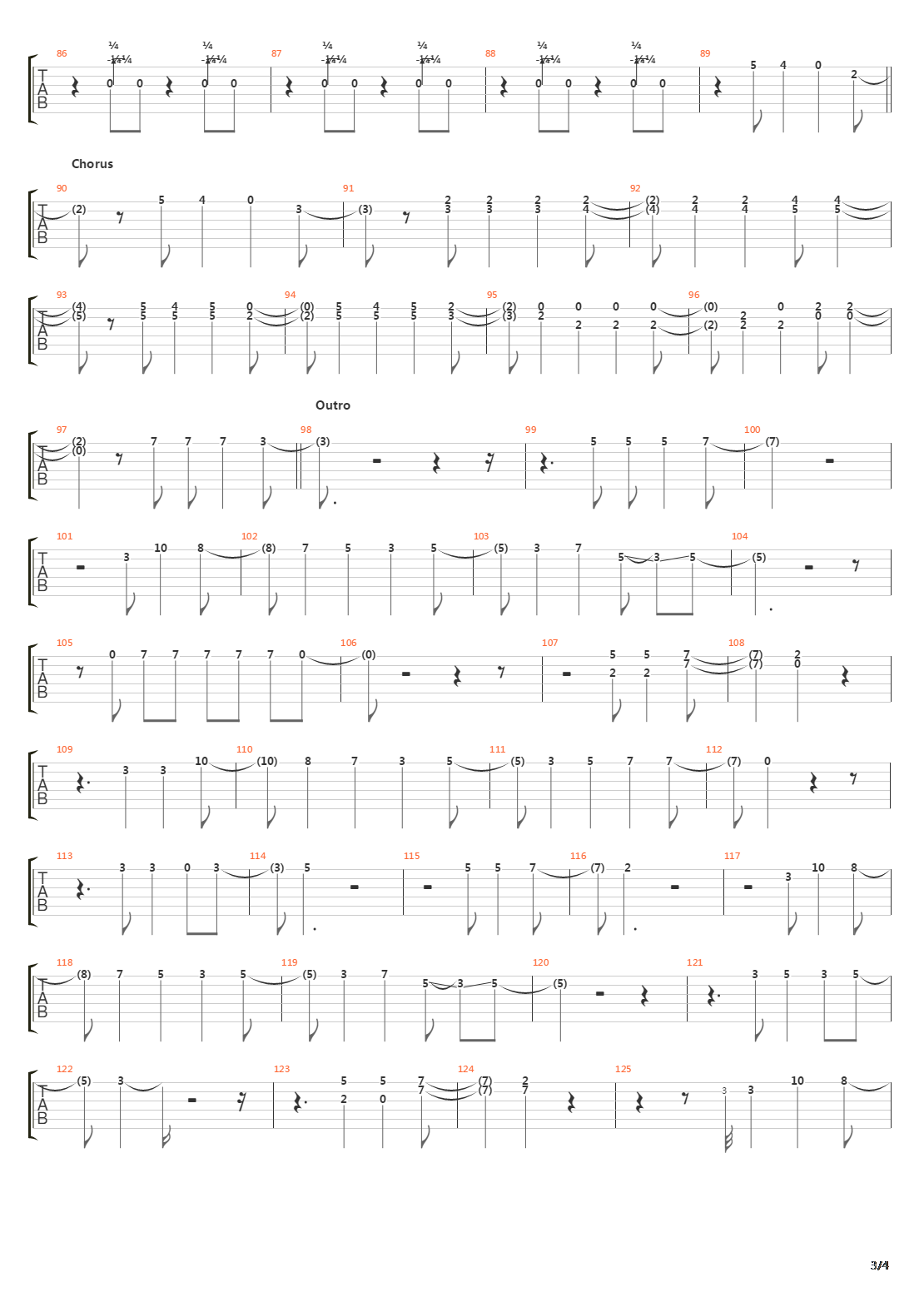 Going Down吉他谱