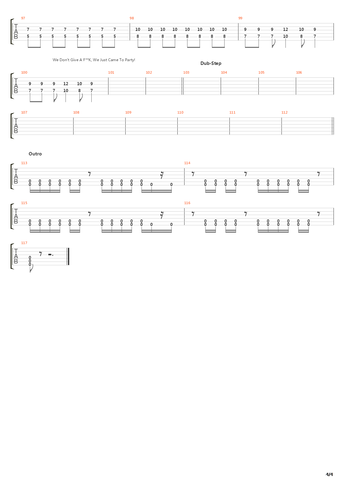 Geeving吉他谱