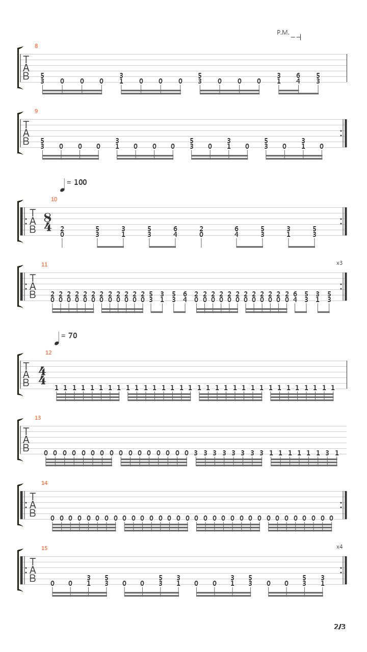 Holy Laws Of Pain吉他谱