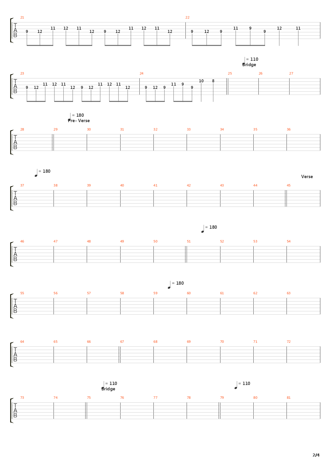 The Departure吉他谱