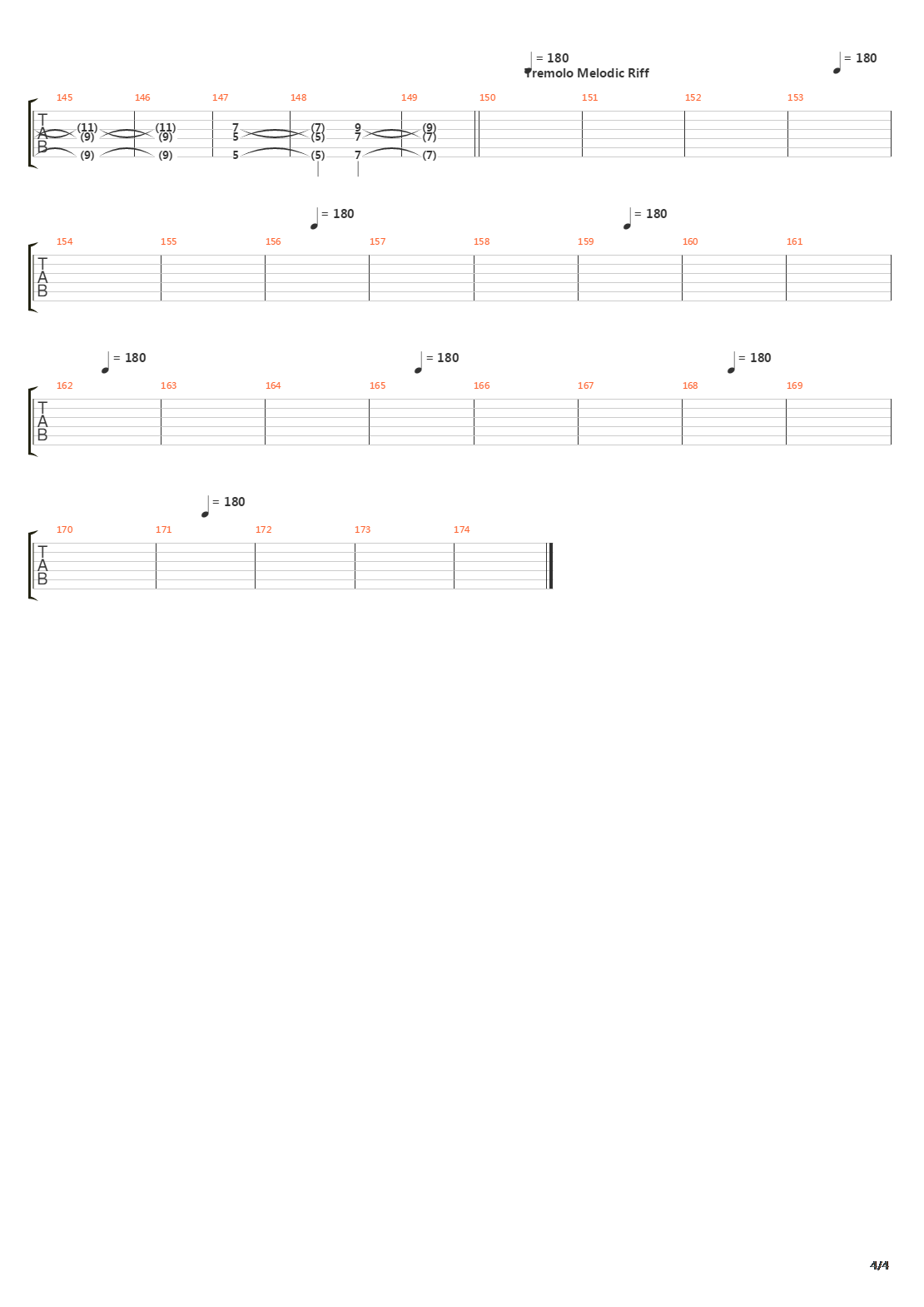 The Departure吉他谱