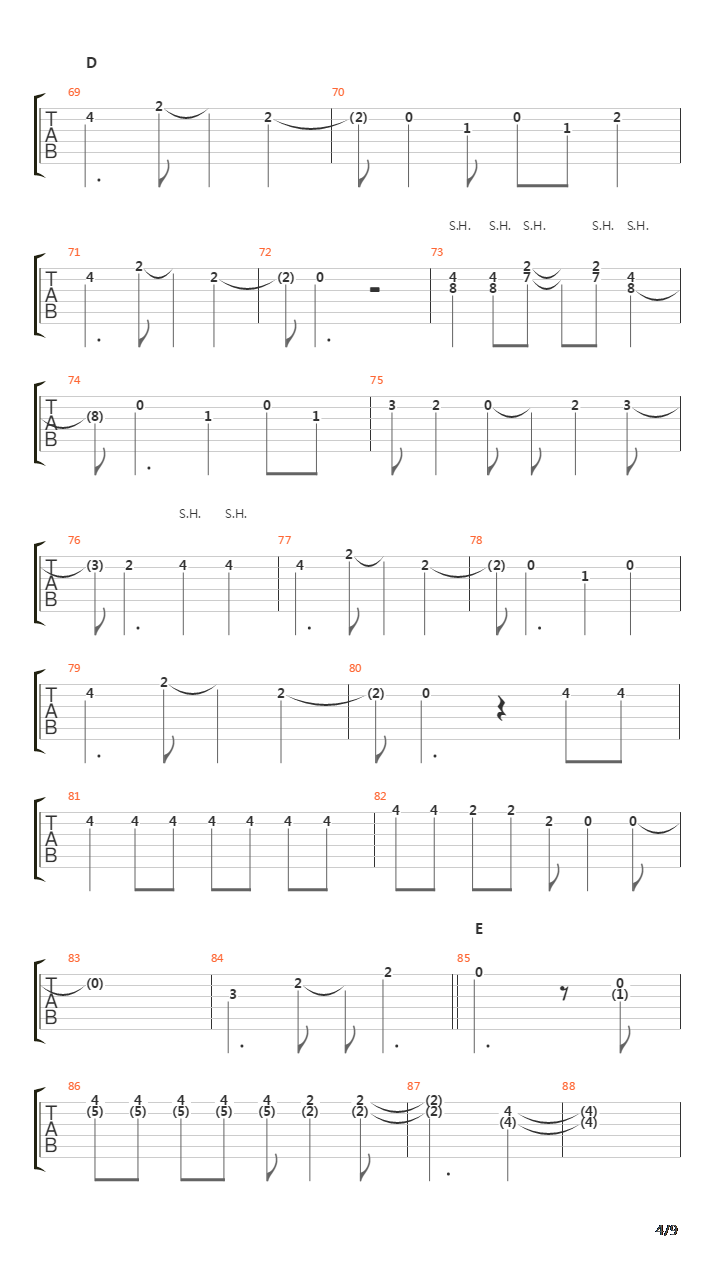 Jap吉他谱