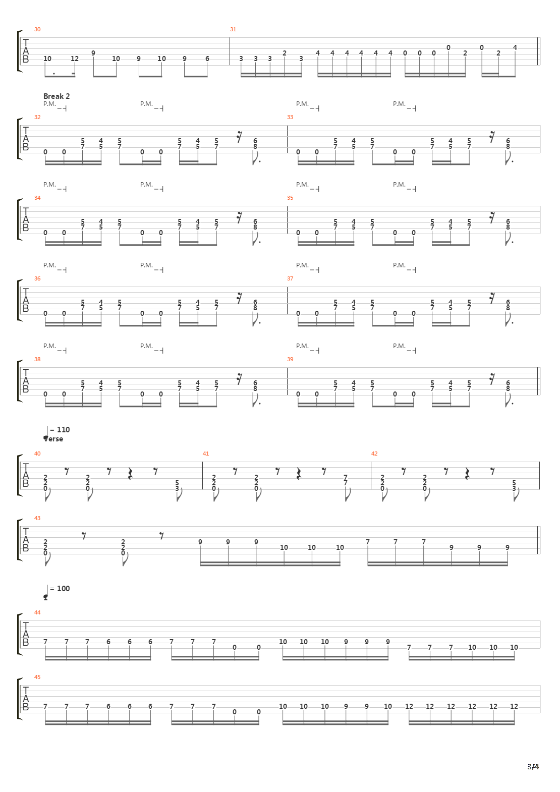 Slit Wide Open吉他谱