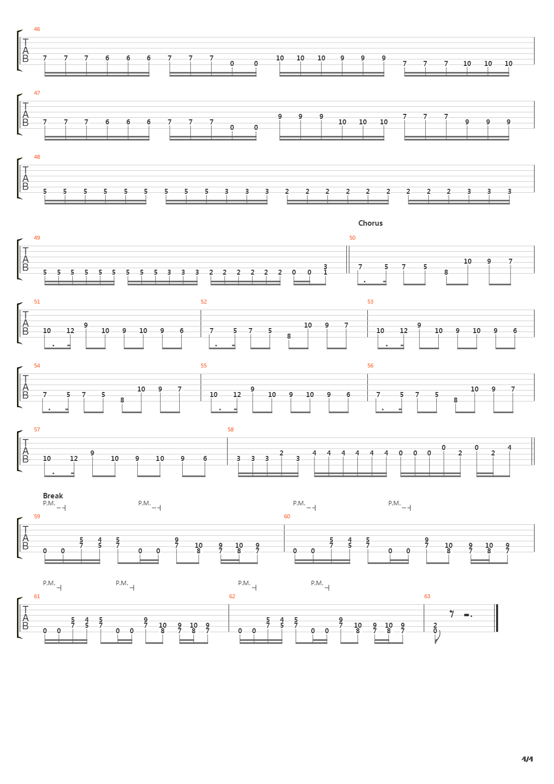 Slit Wide Open吉他谱