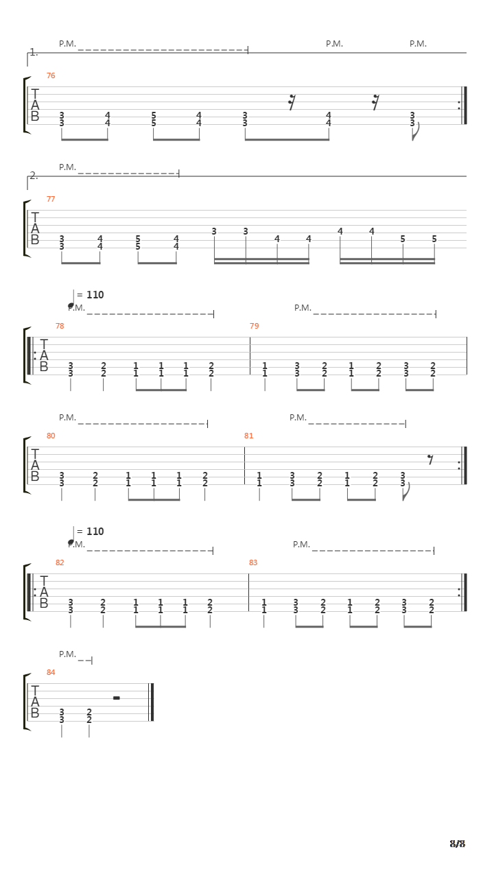 Remnants Of The Tortured吉他谱