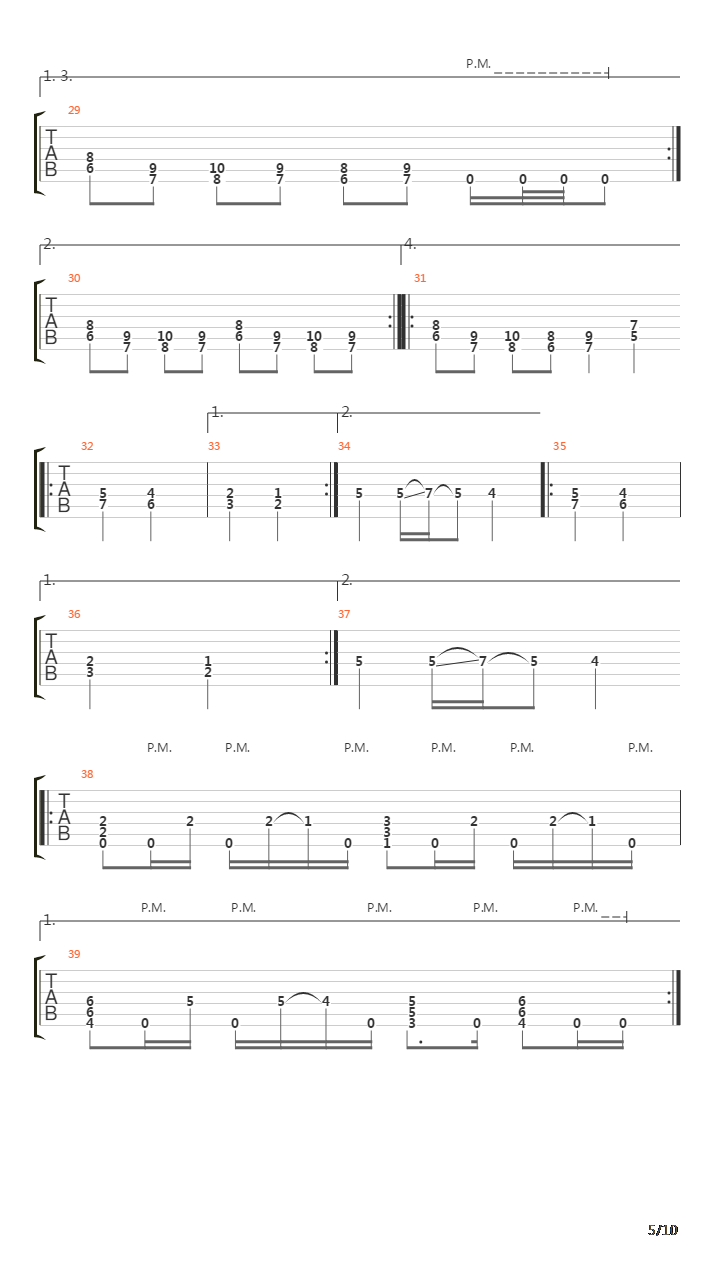 Chartered Carnal Effigy吉他谱