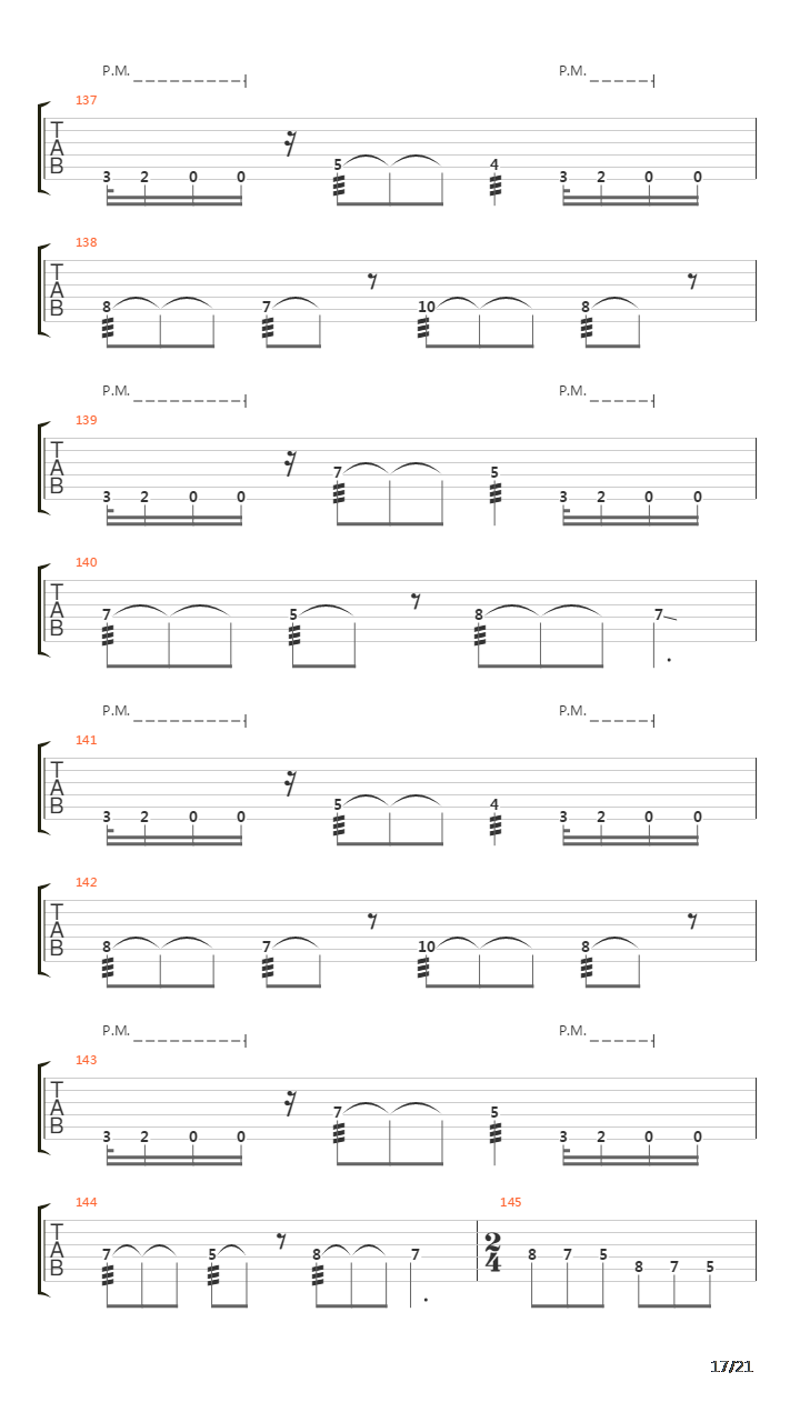 In Service Of Time吉他谱