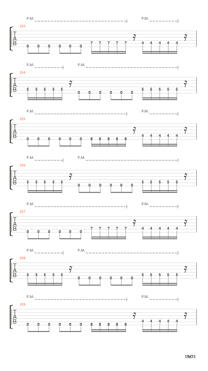 In Service Of Time吉他谱