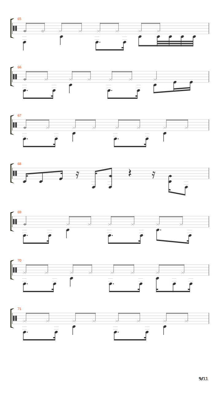 Ozone吉他谱