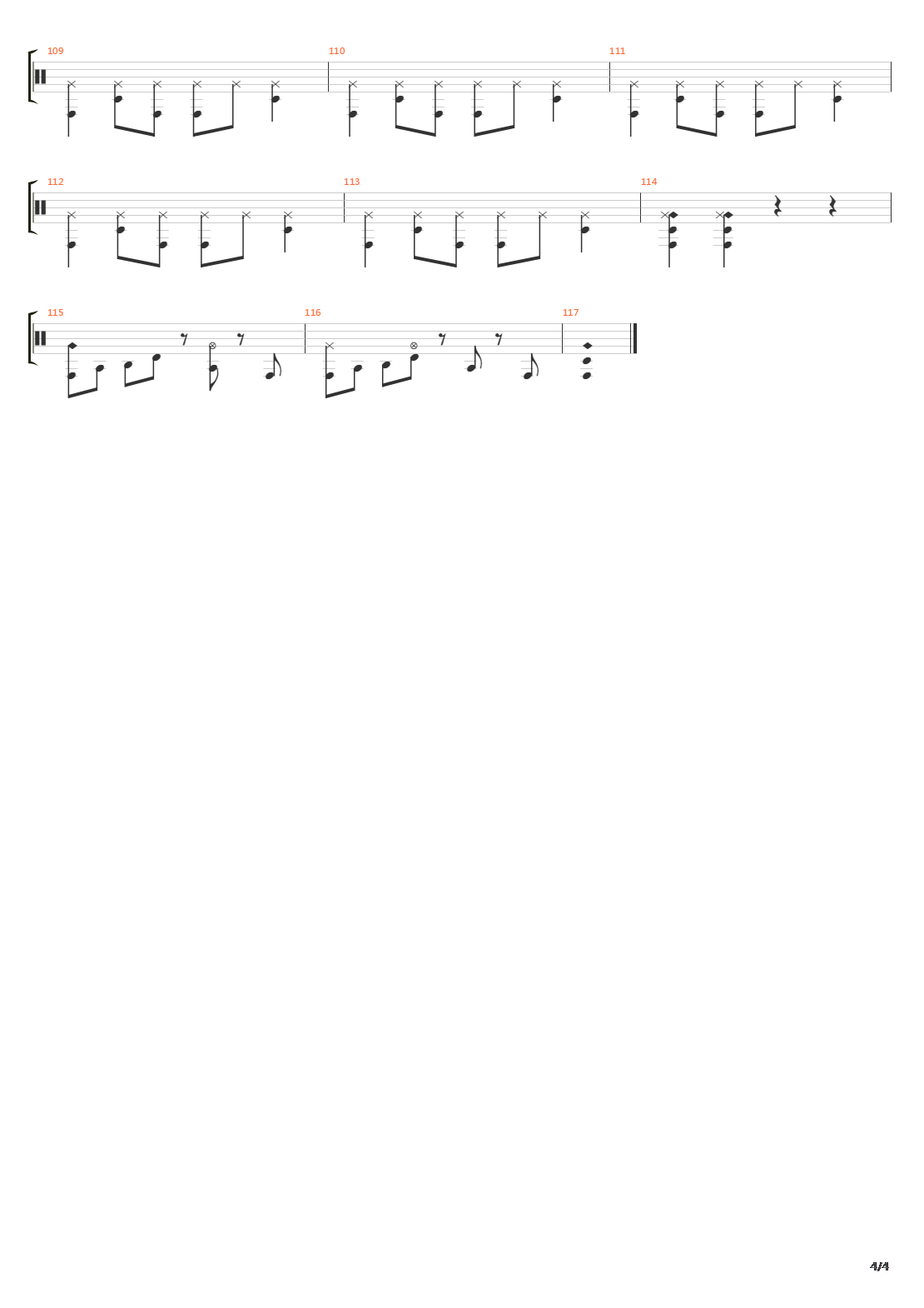On The Case吉他谱