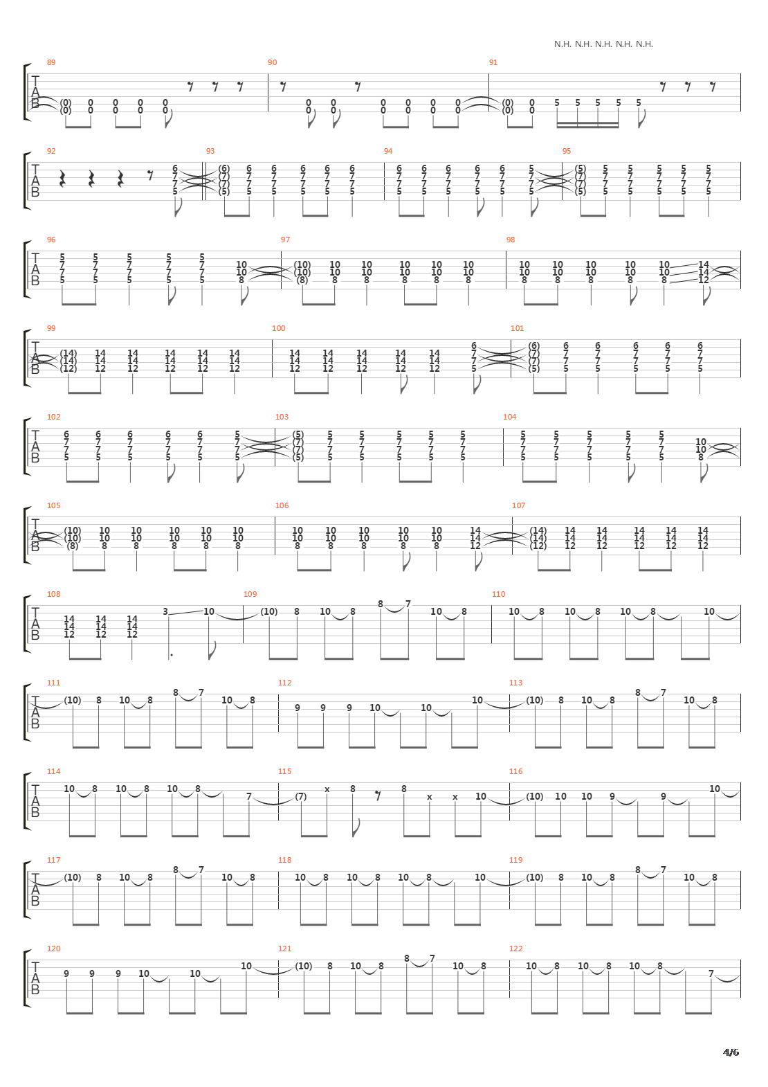 Tallahassees For Hookers吉他谱