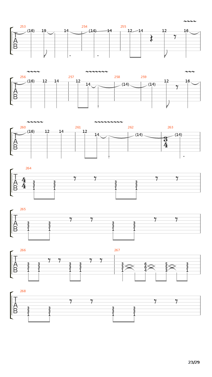 Chosen吉他谱