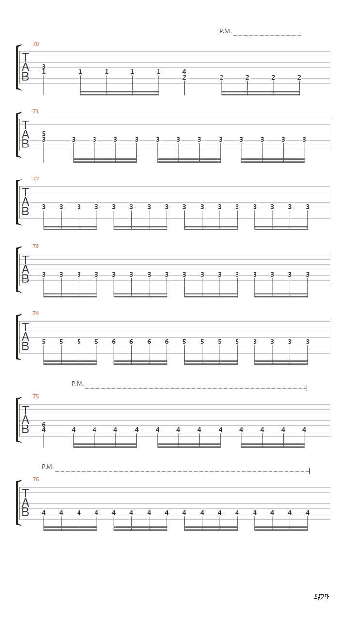 Chosen吉他谱