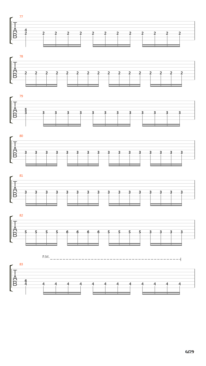 Chosen吉他谱