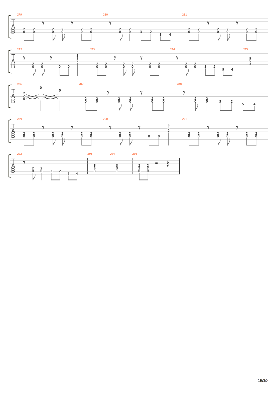 Dominate吉他谱