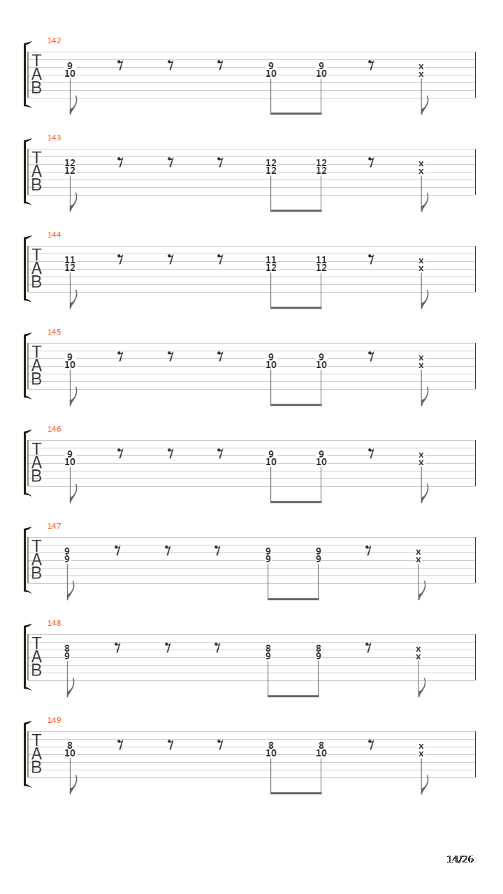 Dominate吉他谱