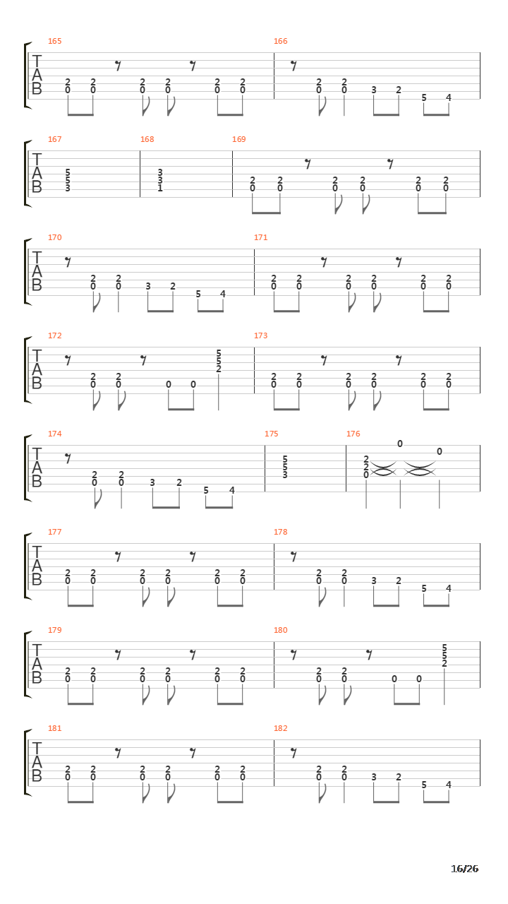 Dominate吉他谱