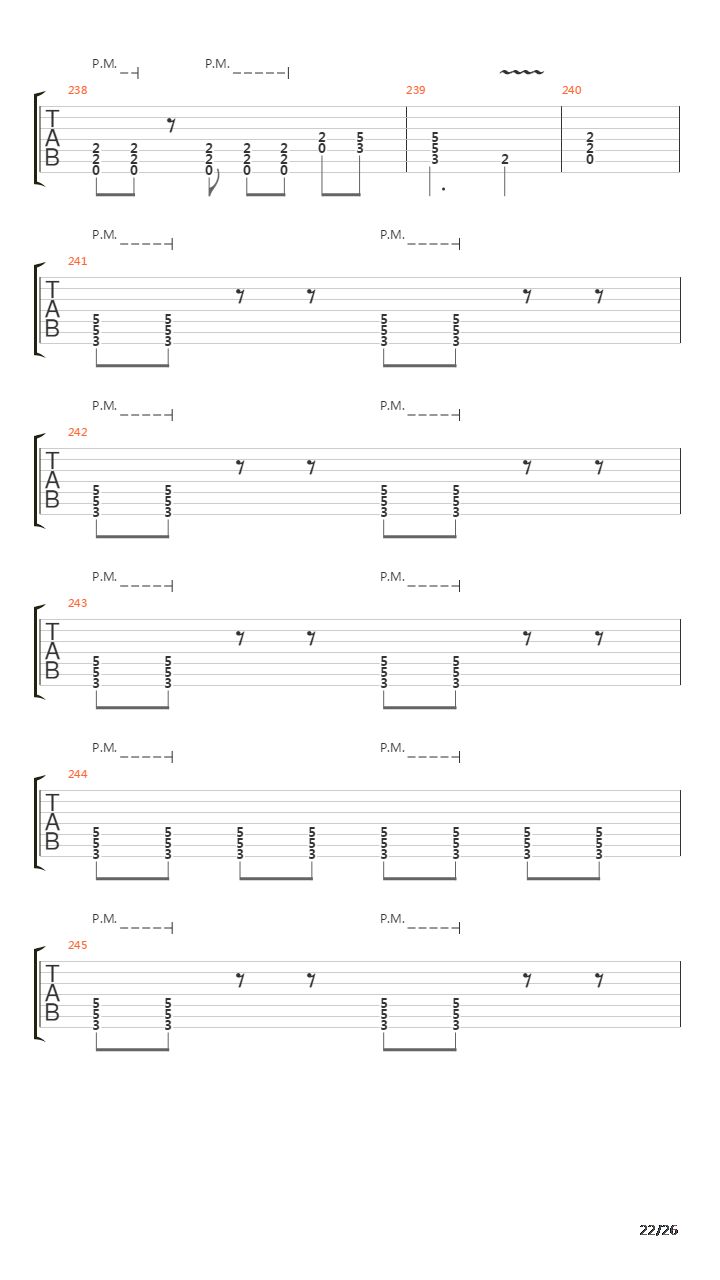 Dominate吉他谱