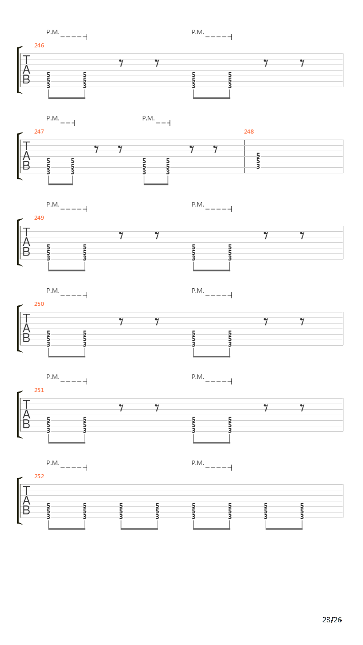 Dominate吉他谱