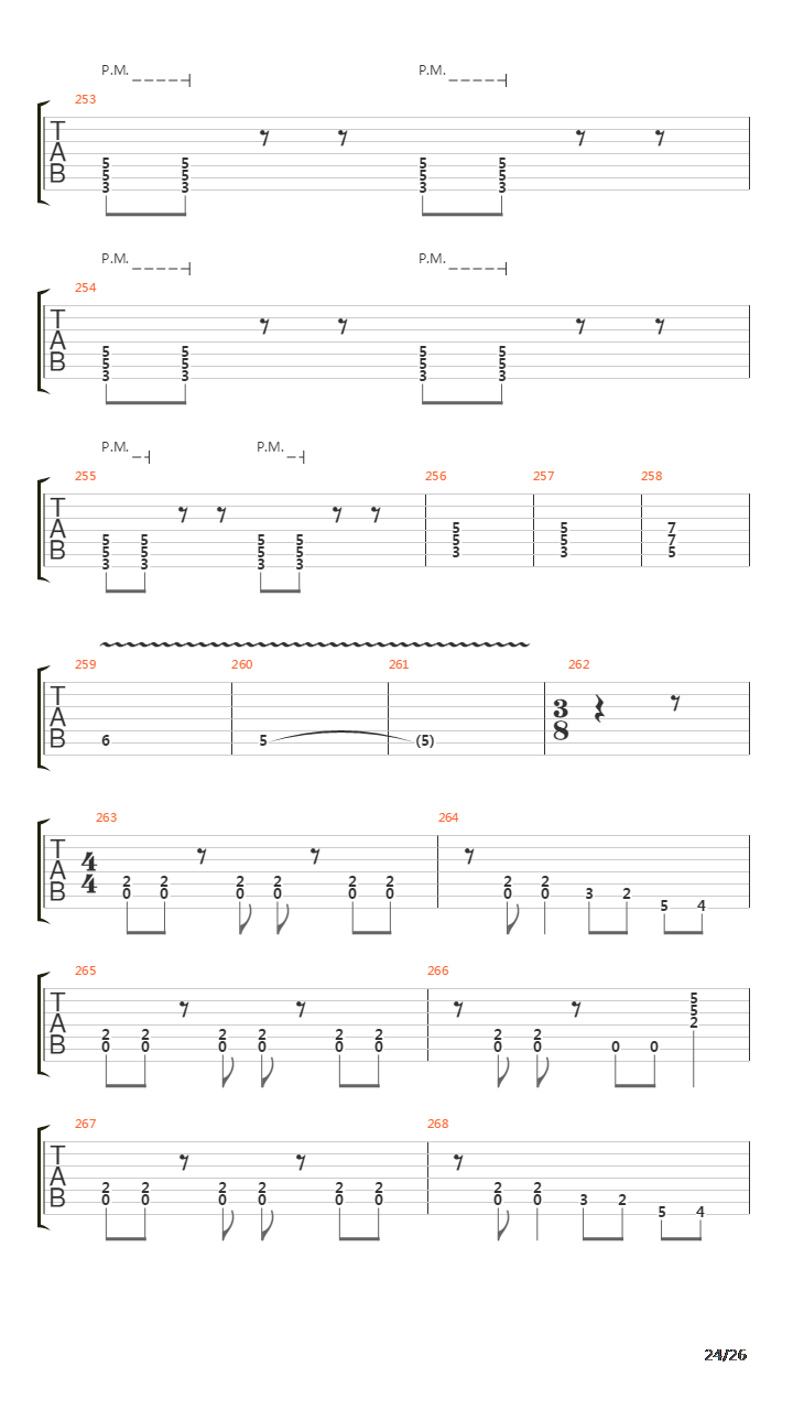 Dominate吉他谱