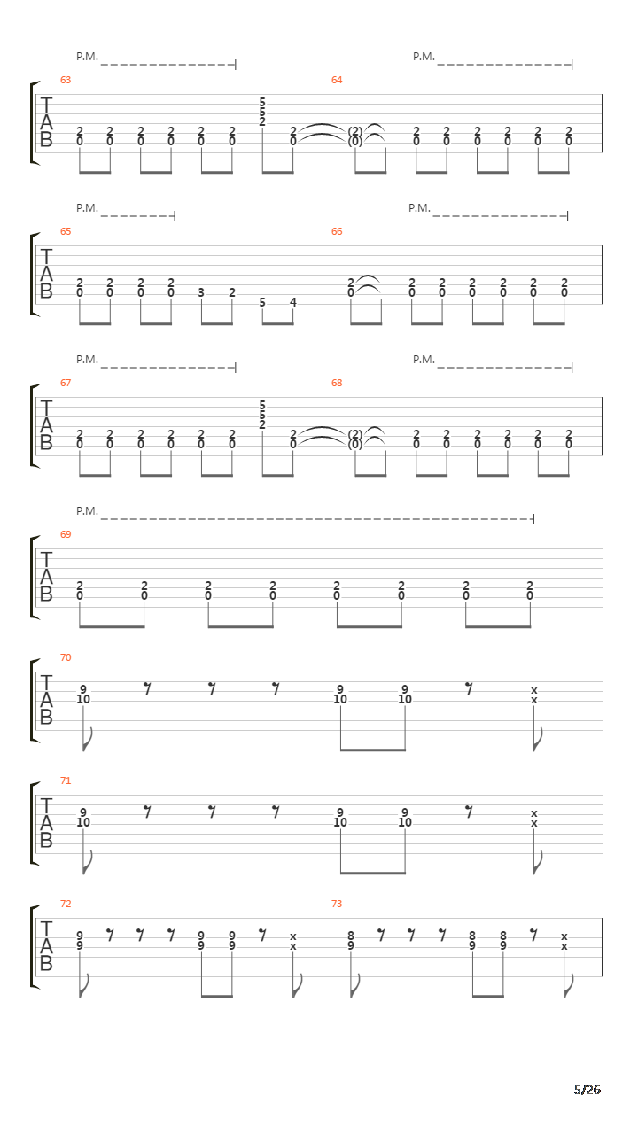 Dominate吉他谱