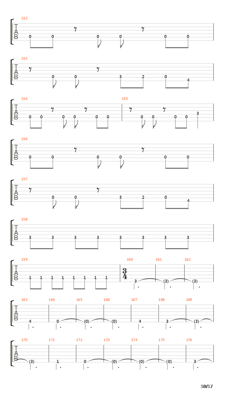 Dominate吉他谱