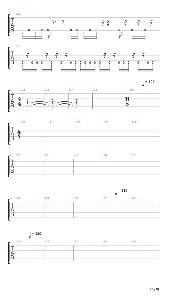 Seven Lands Of Sin吉他谱