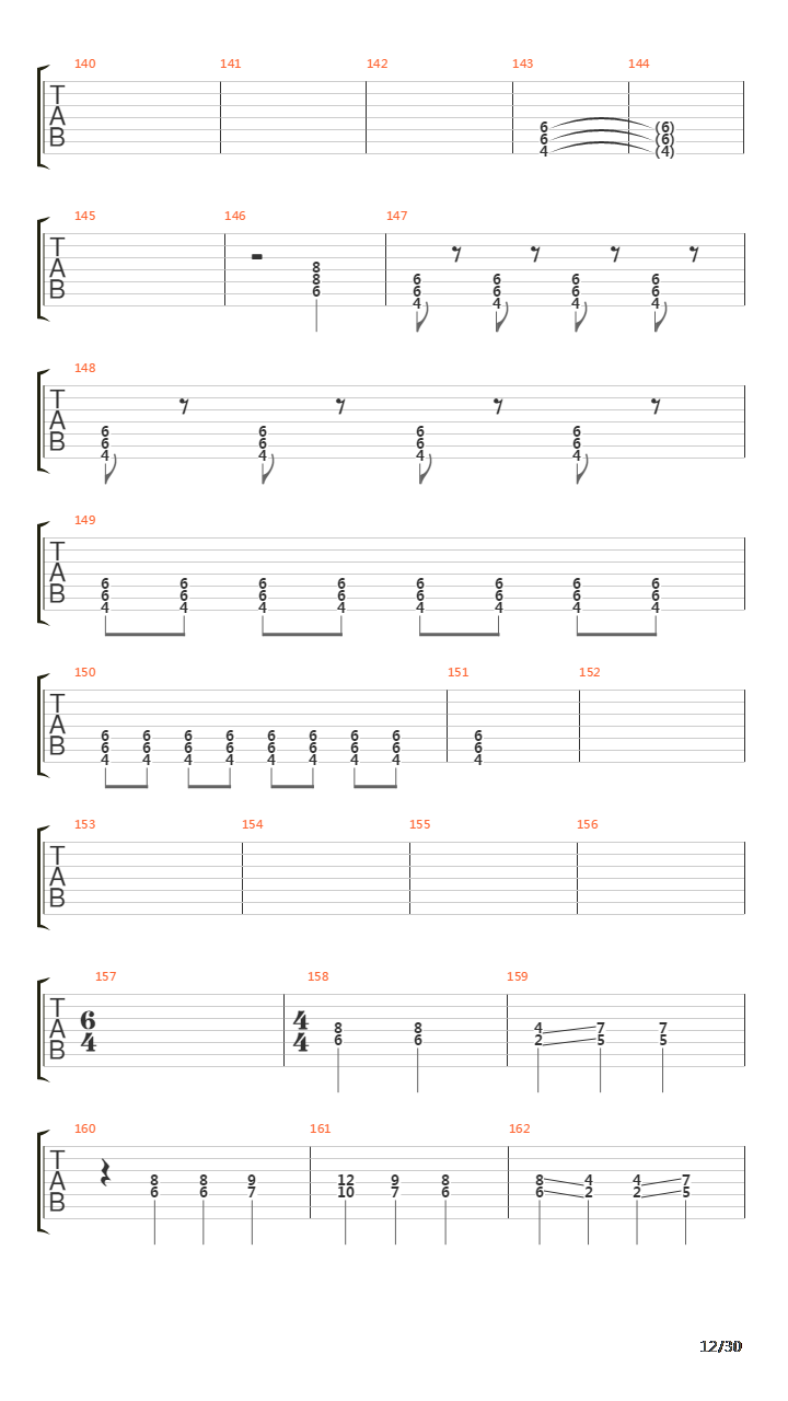 Seven Lands Of Sin吉他谱