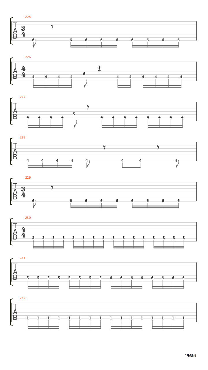 Seven Lands Of Sin吉他谱