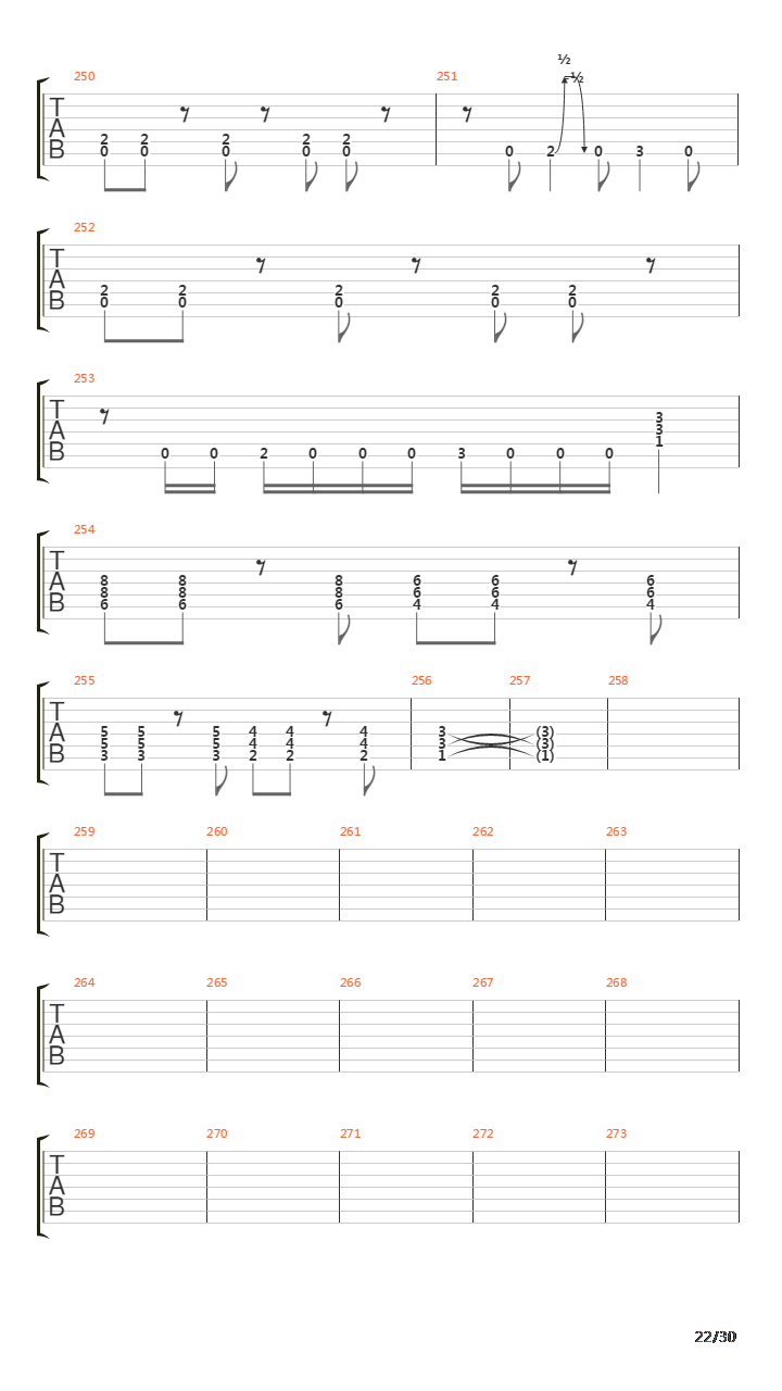 Seven Lands Of Sin吉他谱