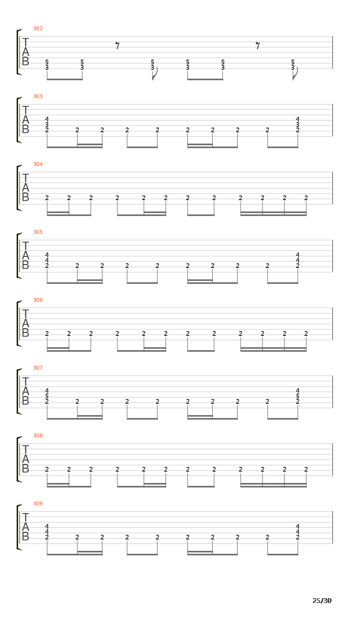 Seven Lands Of Sin吉他谱