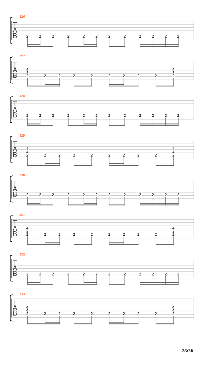 Seven Lands Of Sin吉他谱