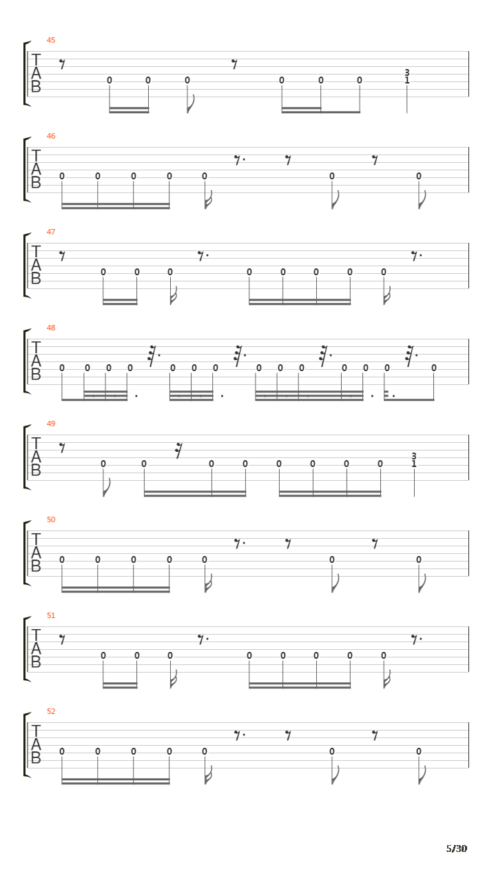 Seven Lands Of Sin吉他谱